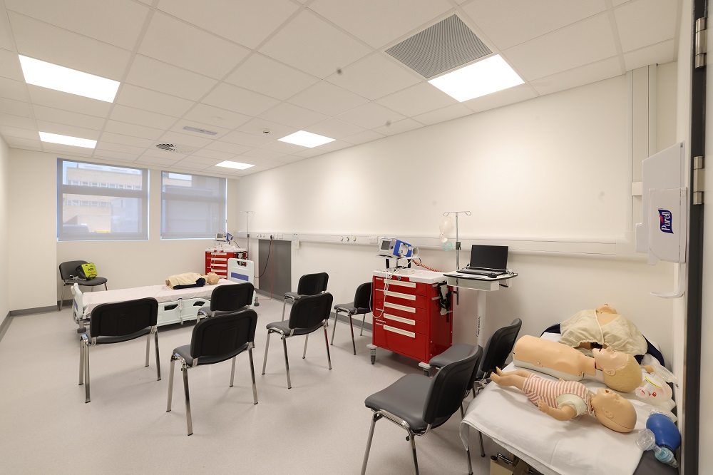 Freeman Hospital Resuscitation Training Room