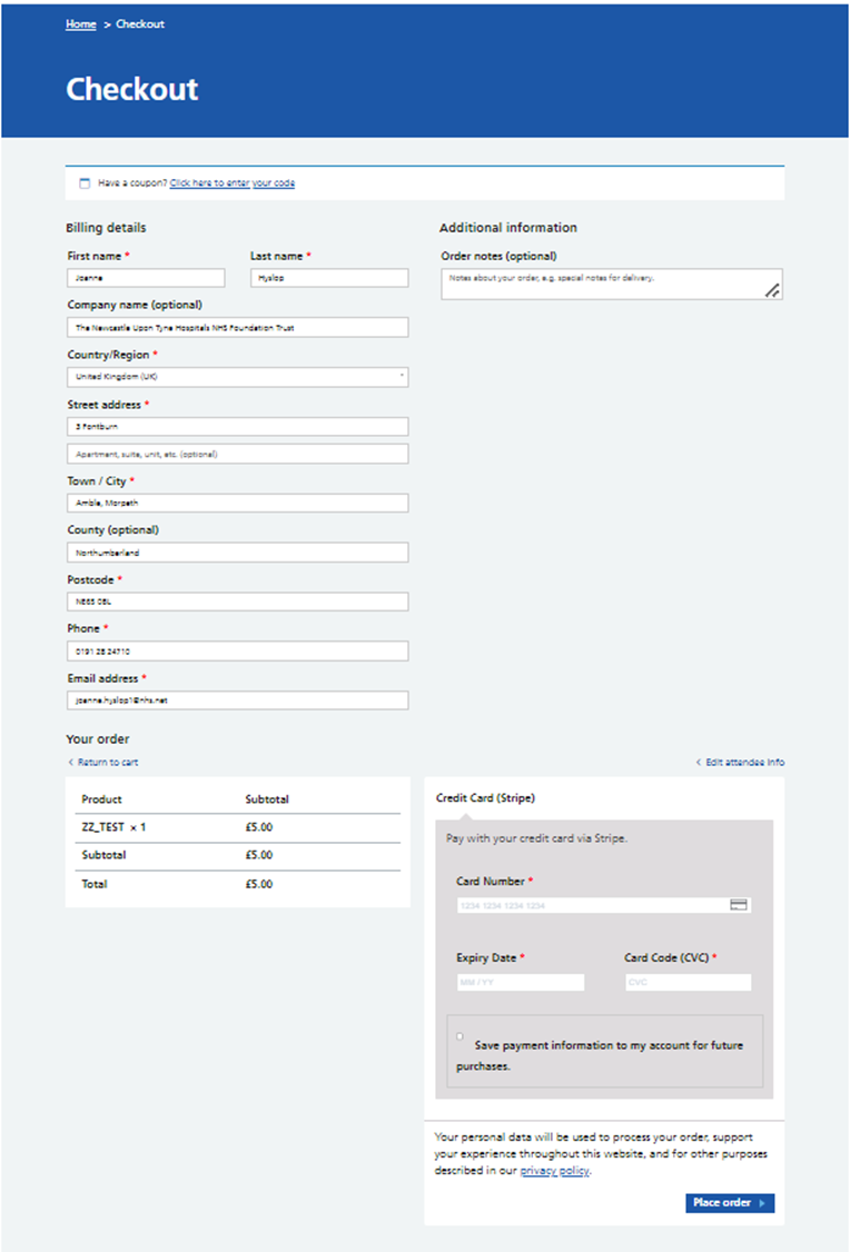 Coupons Newcastle Hospitals Clinical Skills Academy