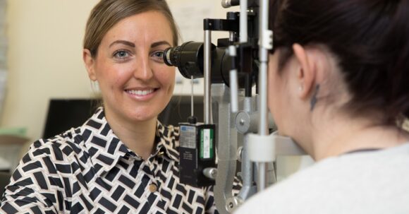 Photo of Optometrist in clinic