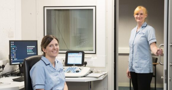 Audiologists at Newcastle's Freeman Hospital