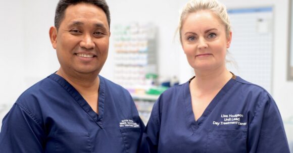 Nursing Leaders in the Day Treatment Centre Exton Sanchez and Lisa Hodgson